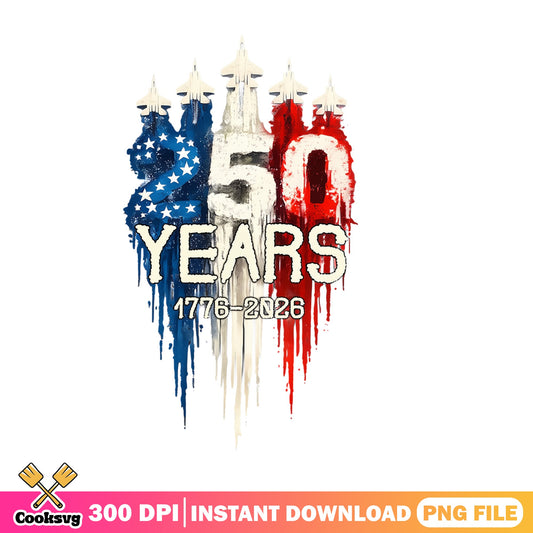 America 250 Years 1776 2026 PNG, 4th Of July PNG, Patriotic PNG