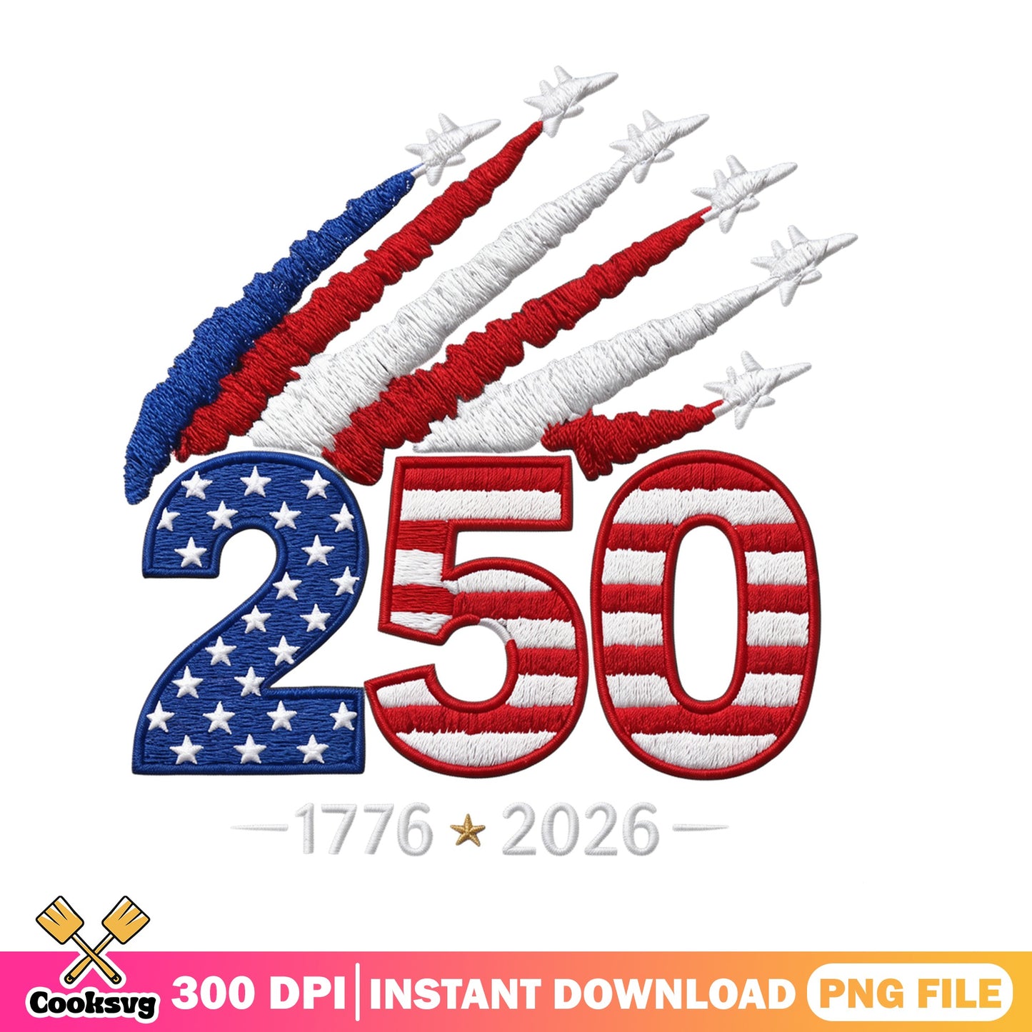 America 250th Anniversary 1776 2026 PNG, 4th Of July PNG, USA PNG