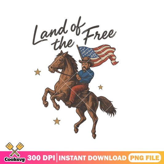 America land of the free png, america free land png, cowboy america png