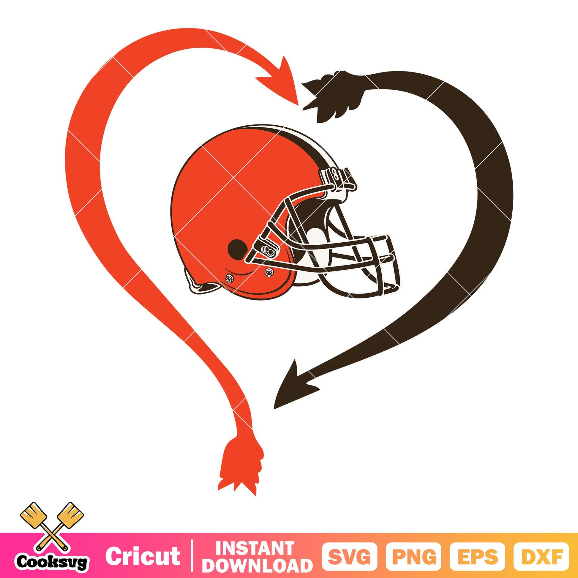 American football svg, cleverland browns​ svg, cleveland football​ svg
