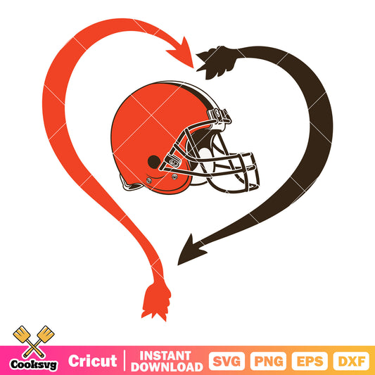 American football svg, cleverland browns​ svg, cleveland football​ svg