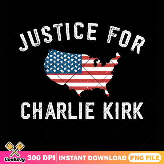 American justice for charlie kirk png, charlie kirk 2025​ png