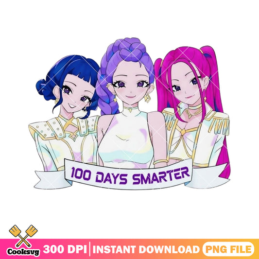 Anime smarter huntrix png, huntrix girls png, 100 day png