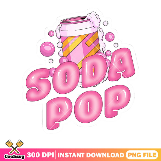 Anime soda pop bubble logo png, logo soda pop png, pop soda png