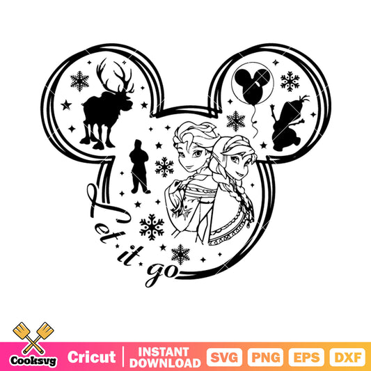 Anna princess​ svg, frozen elsa princess svg, olaf the snow man svg