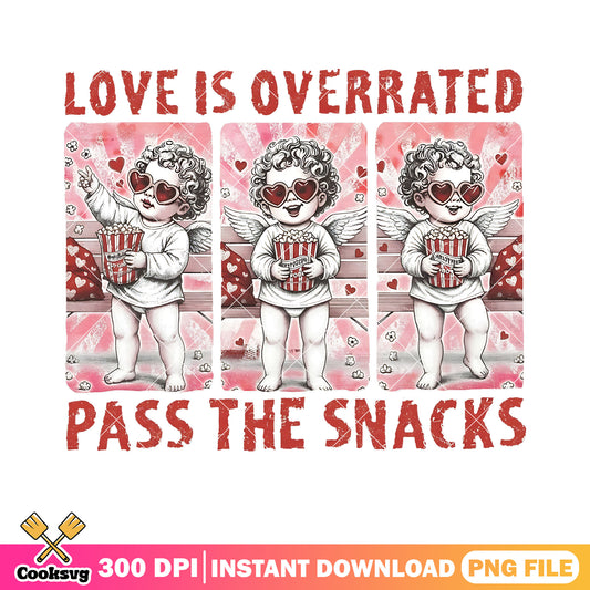 Anti valentine png,love is overated png, baby cupid god png