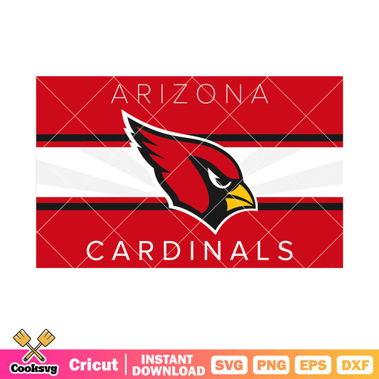 Arizona cardinals flags svg, red cardinals svg, nfl team svg