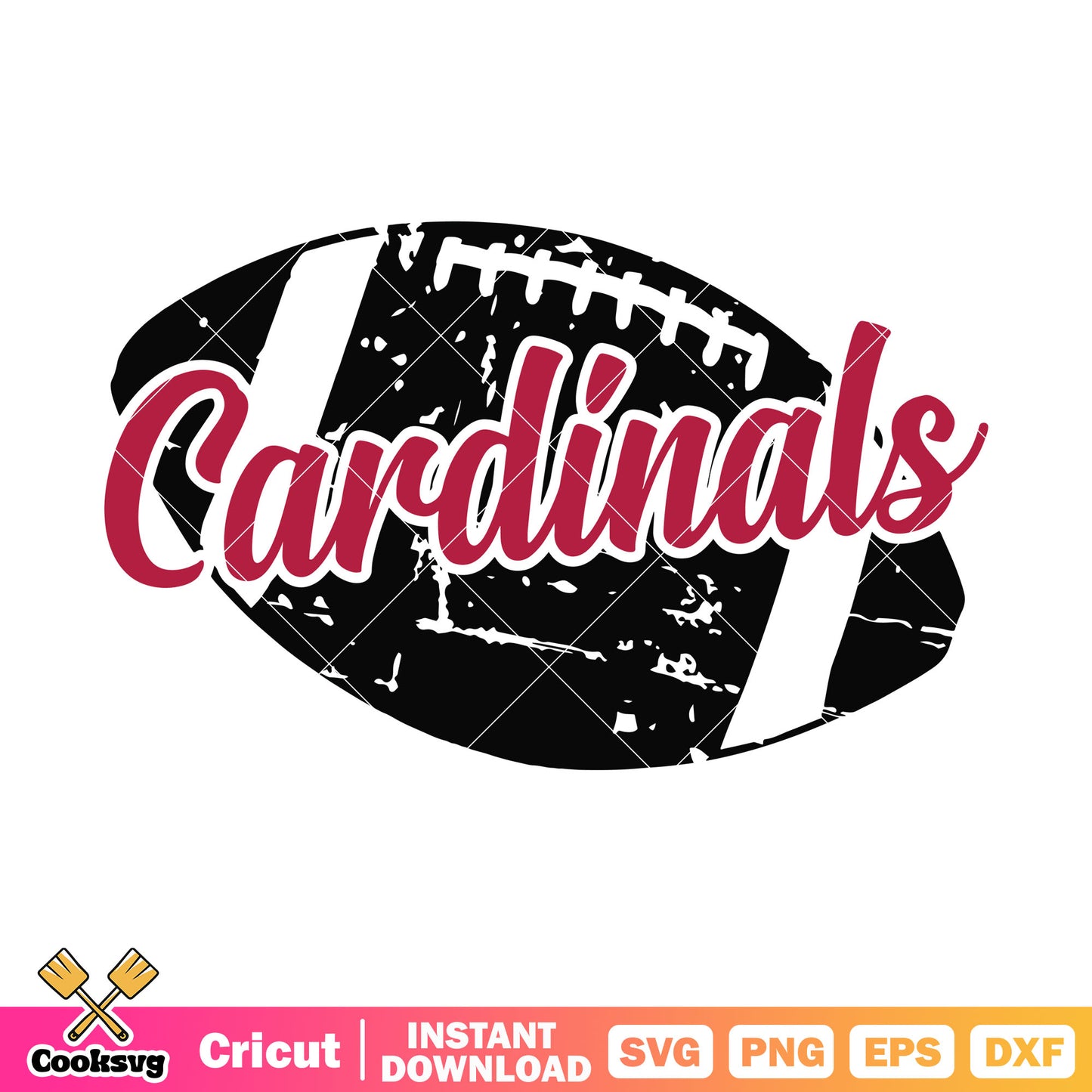 Arizona cardinal svg, nfl rugby ball svg, national football leauge svg