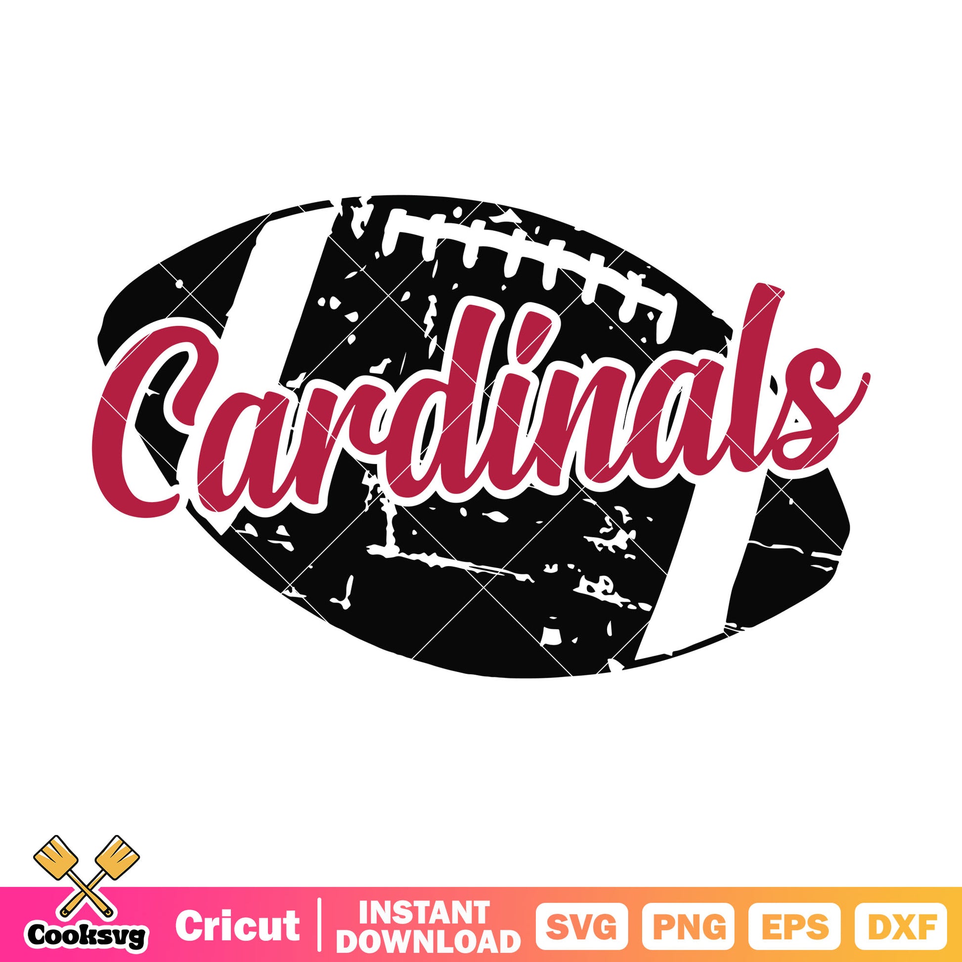 Arizona cardinal svg, nfl rugby ball svg, national football leauge svg