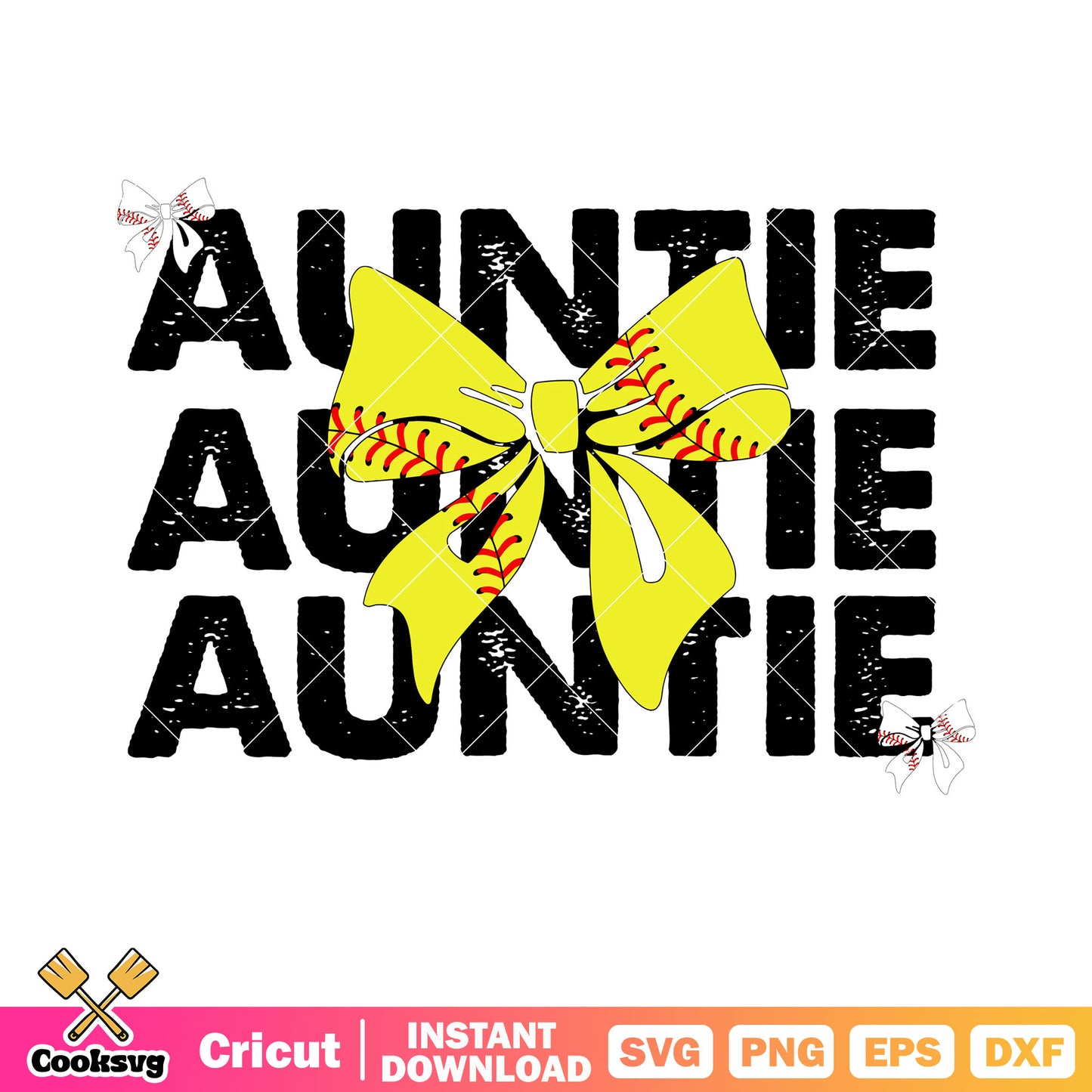 Auntie auntie auntie svg, yellow bow tie svg, white bow tie​ svg