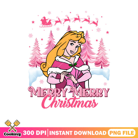 Aurora princess merry merry christmas png