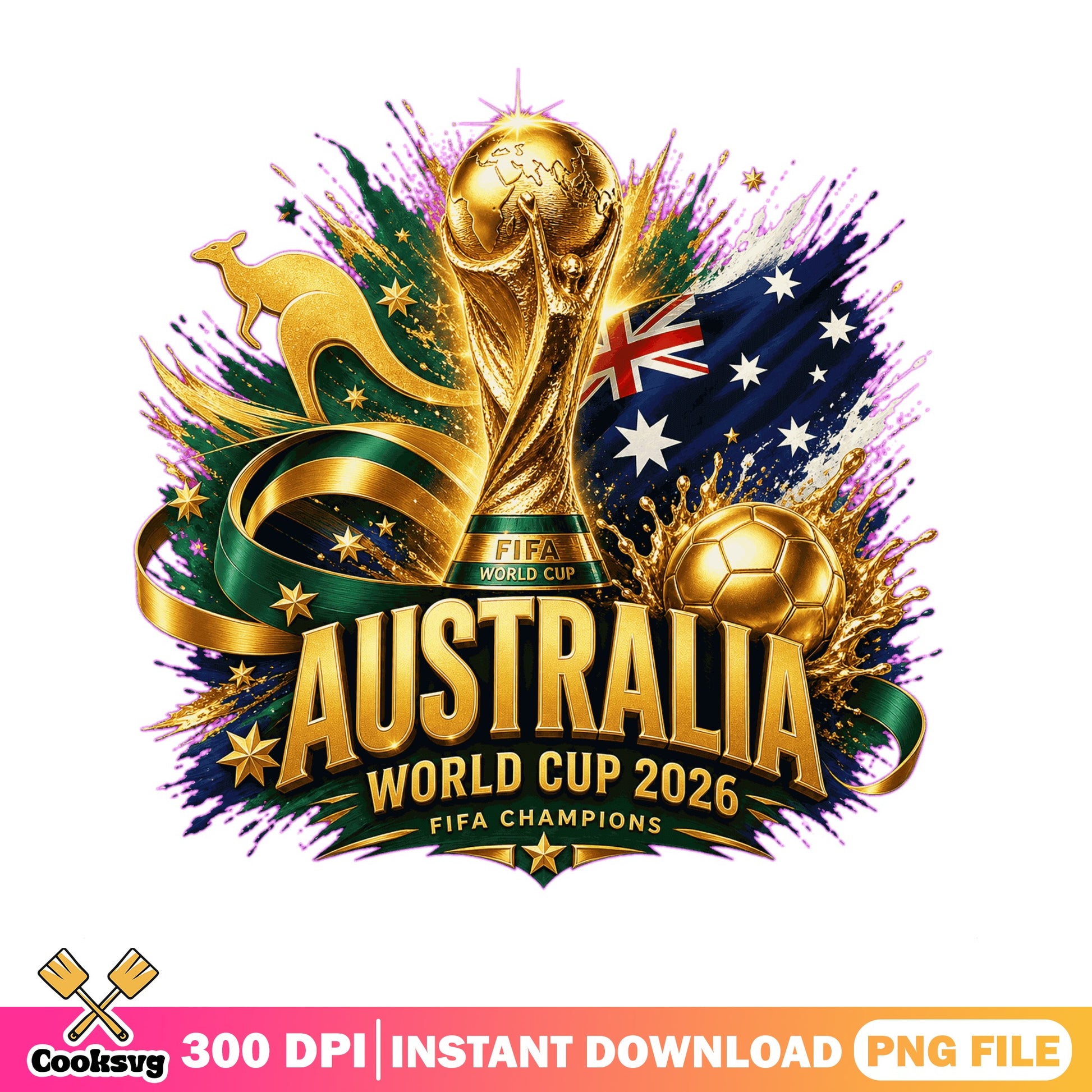 Australia World Cup 2026 PNG, FIFA Champions PNG, Soccer PNG