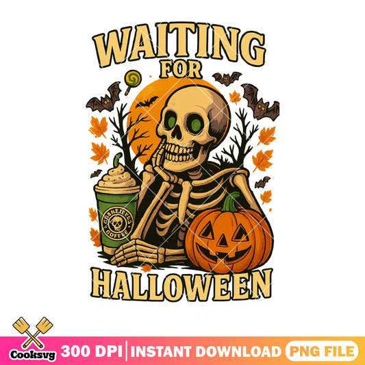 Autumn vibe skeleton png, wicker pumpkin png, scary bats png