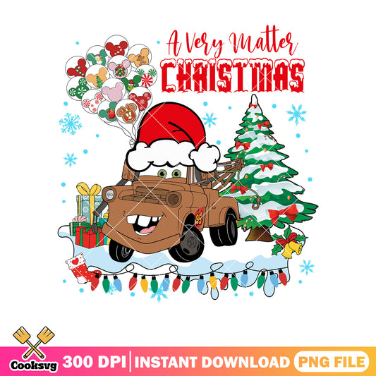 A very matter car christmas png