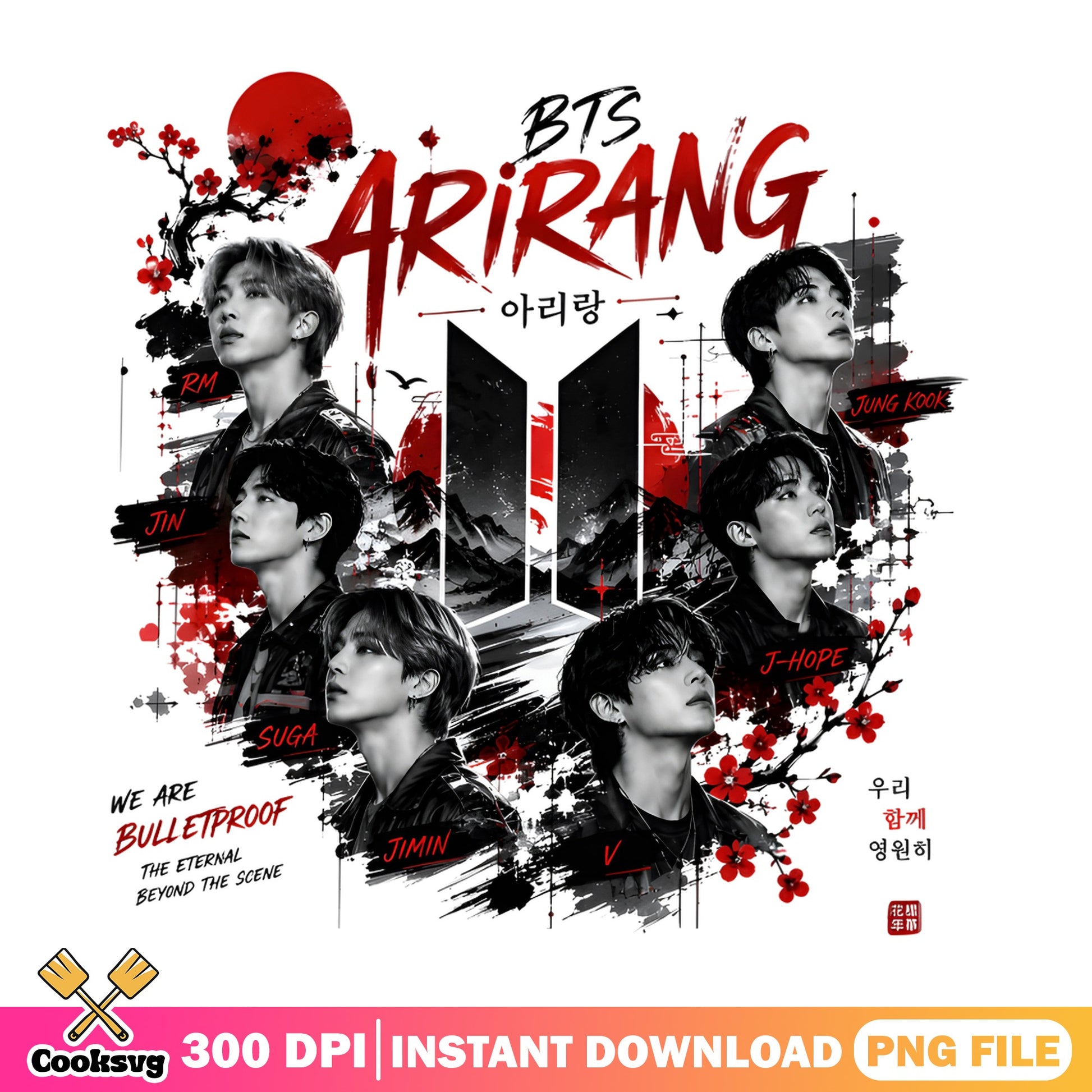 BTS Arirang Kpop Band Members PNG, Bulletproof PNG, Kpop PNG