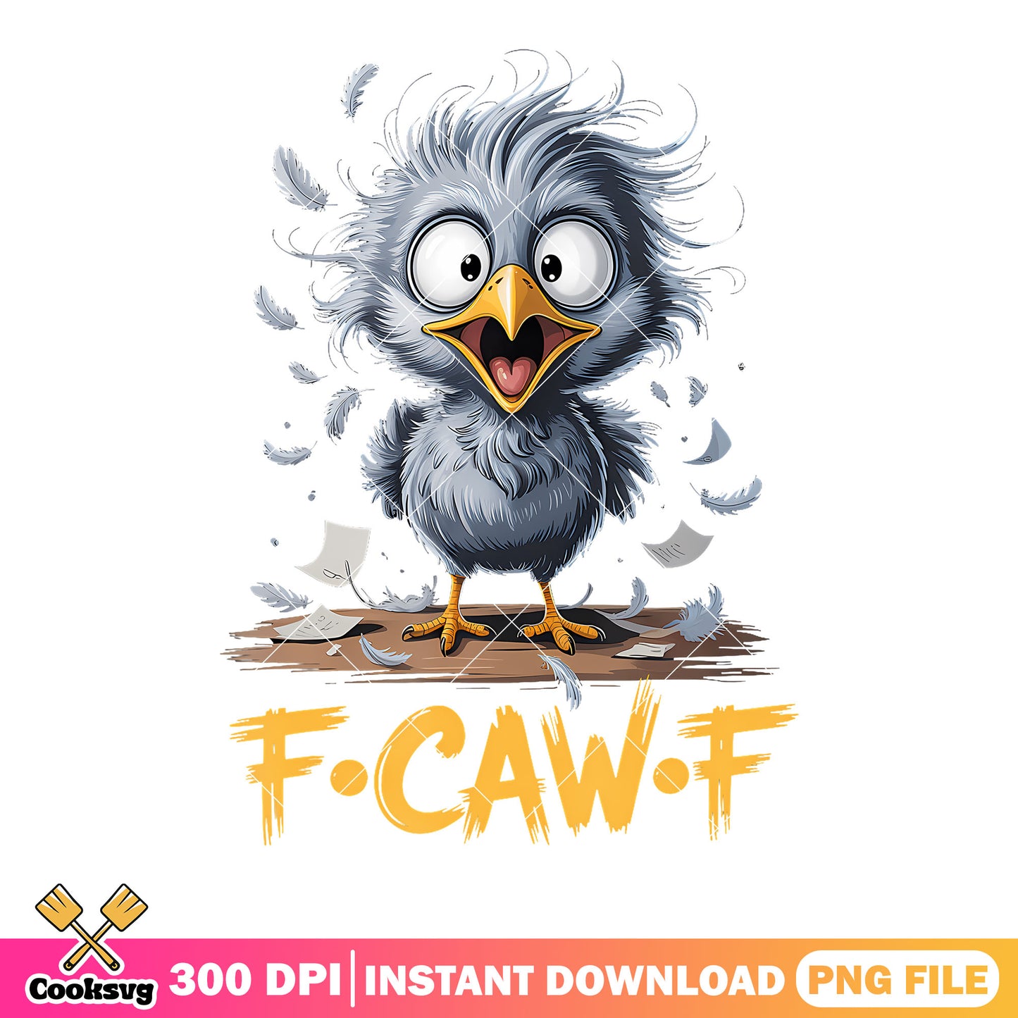 Baby birds f caw f png, funny memes ​png, black bird​ png