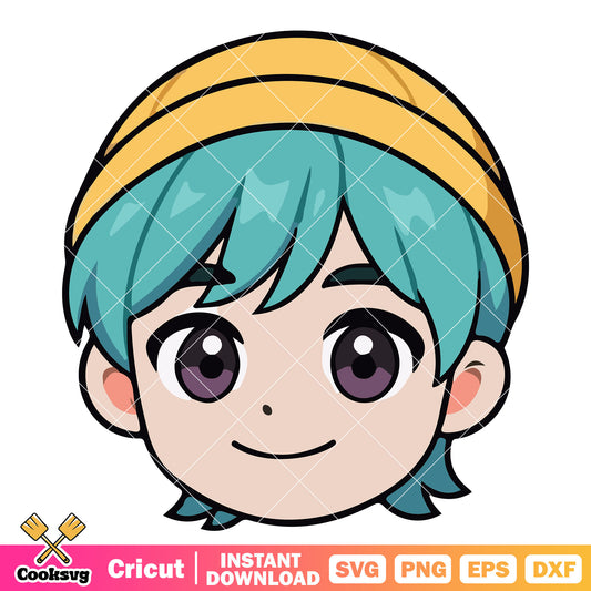 Baby saja head svg, baby kpop hunters svg, saja boys band svg