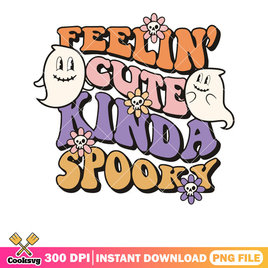 Baby spirit daisy flower png, ​spooky art png, halloween scary png
