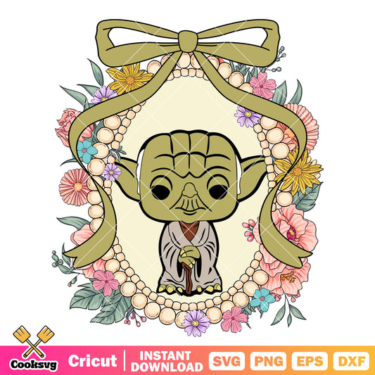 Baby yoda in disney magic mirror png, disney mirror png, star wars png