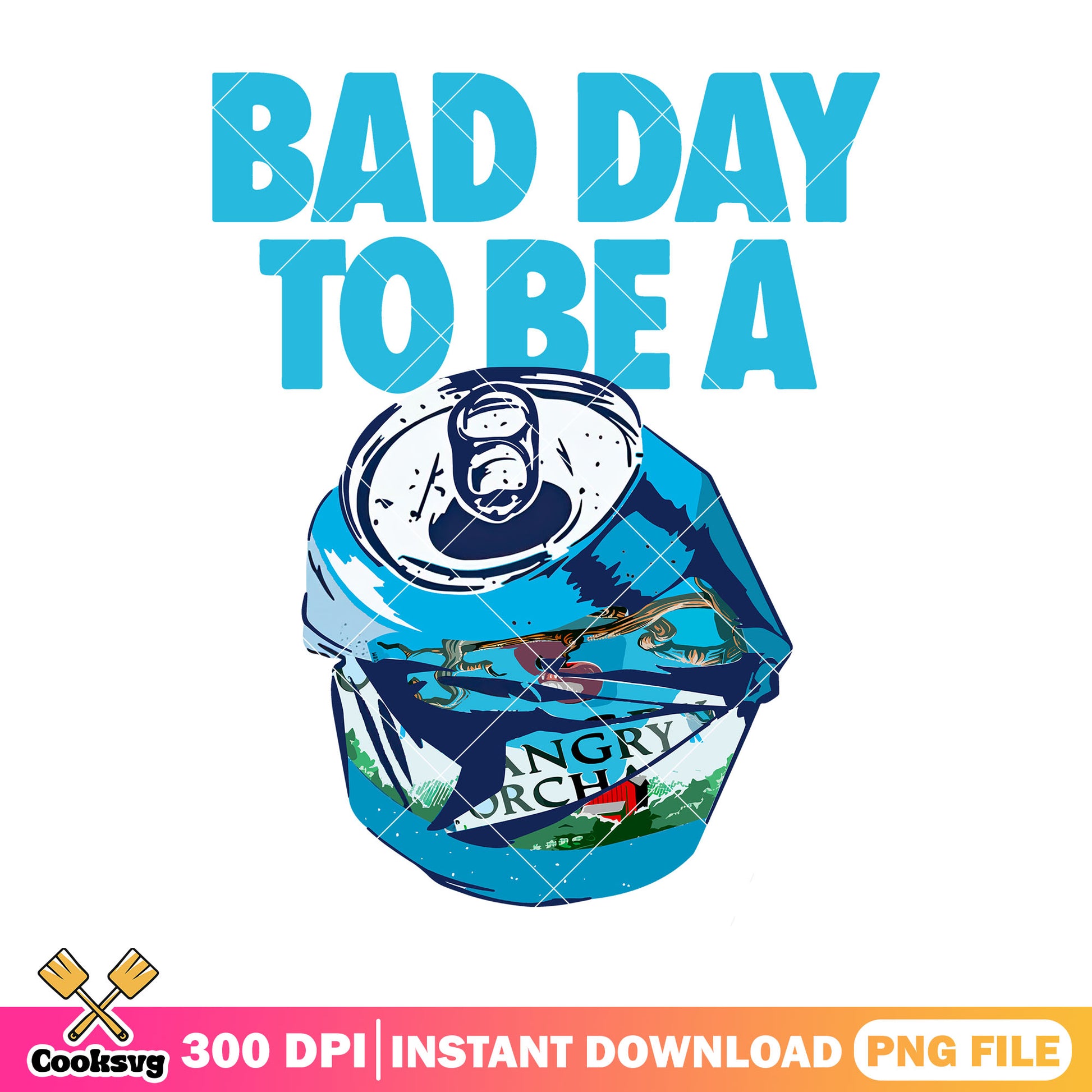 Bad day to be beer blue png, america beer png, Angry Orchard​ png