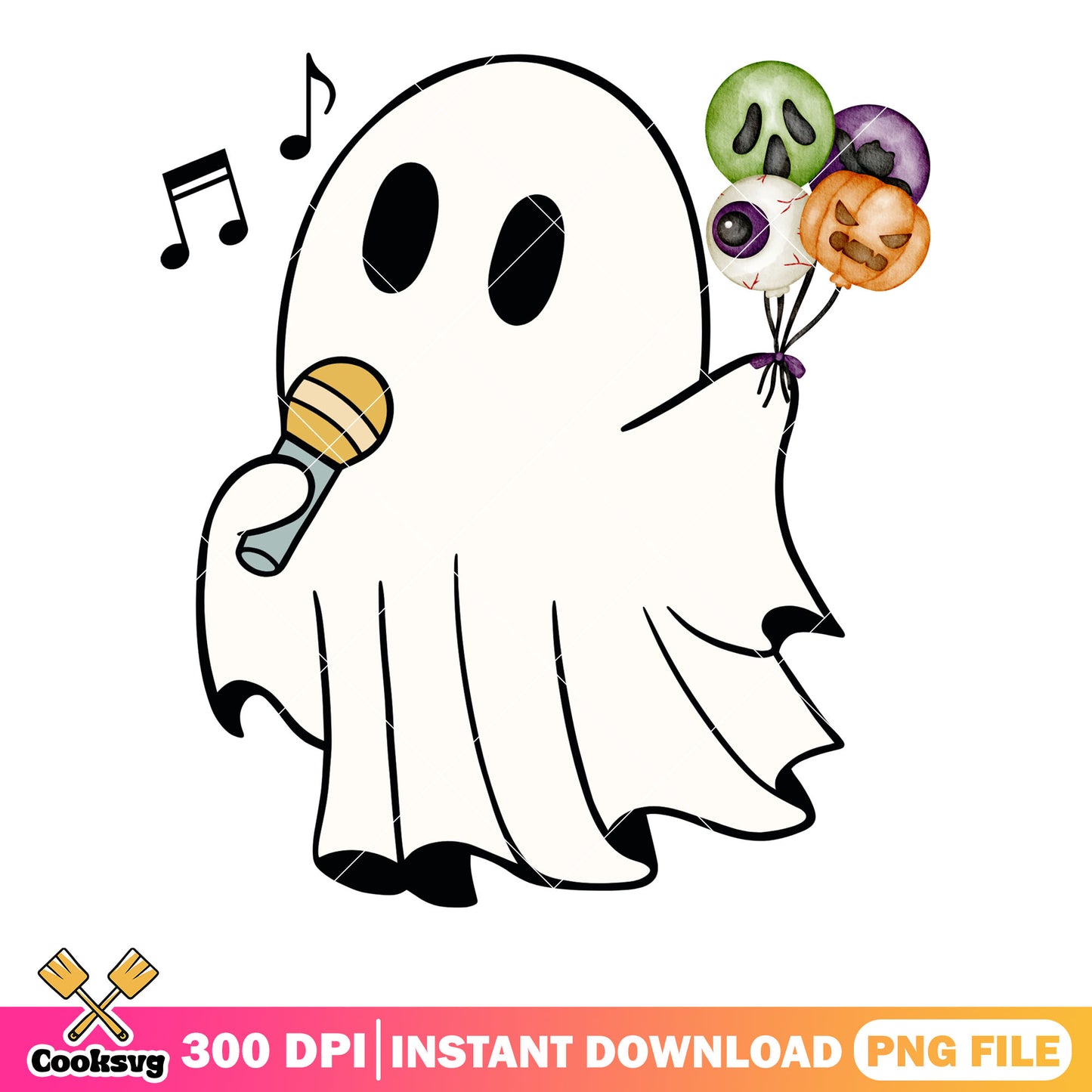 Balloon mystery a singer png, ghost costume​ png, halloween scary png