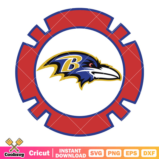 Baltimore football team svg, baltimore raven svg, afc north svg