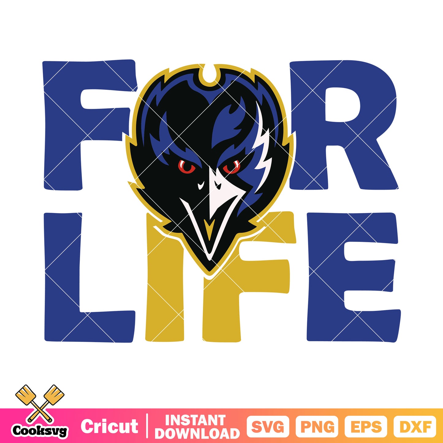 Baltimore for life svg. football nfl​​ svg, baltimore ravens svg