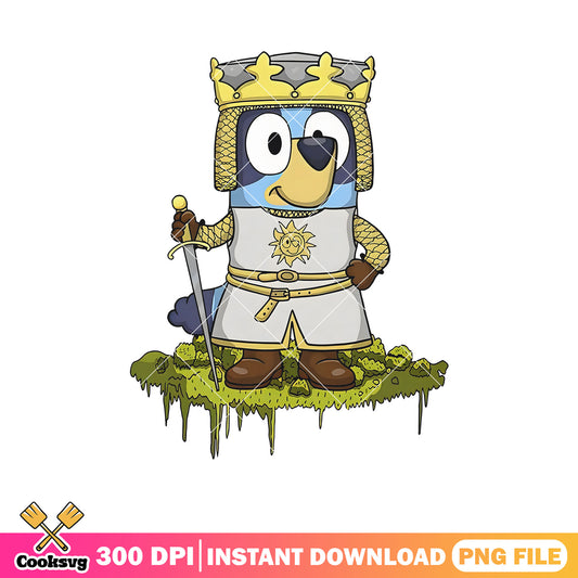 Bandit bluey and the holy grail svg, cartoon bluey svg, holy grail movie​ svg