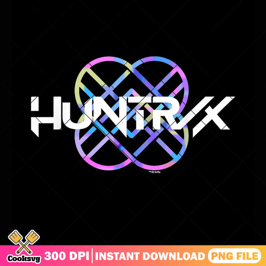 Band logo huntrix girl png, huntrix logo png, huntrix member png