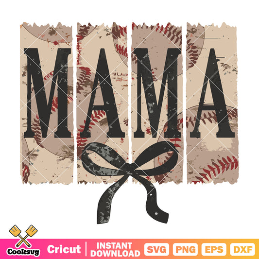 Baseball gameday mama svg design, baseball mama svg​ svg