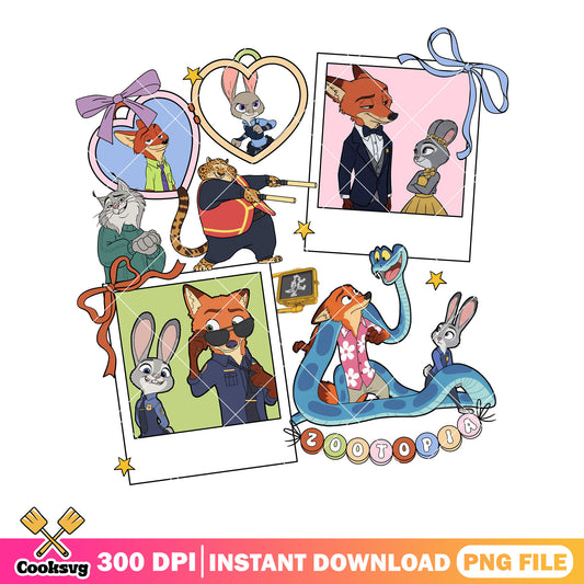 Beautiful memories zootopia png, couple zootopia png, zootopia 2 png