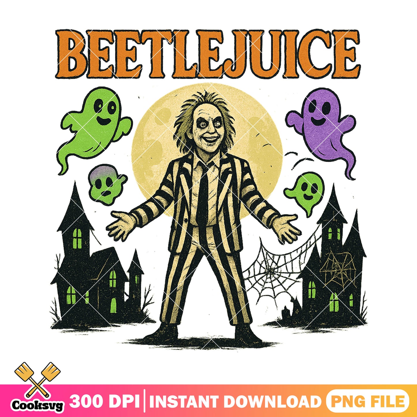Beetlejuice chibi png, beetlejuice costume​ png, happy halloween png