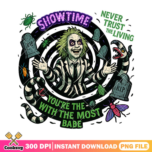 Beetlejuice horror psycho png, spirit halloween png, beetlejuice 2 png