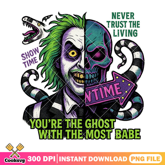 Beetlejuice the horror png, spirit halloween png, beetlejuice movie png