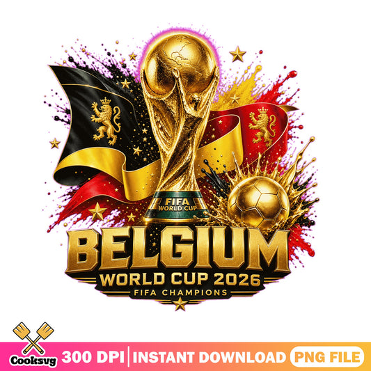 Belgium World Cup 2026 PNG, Fifa Champions Soccer PNG, Belgium Flag PNG