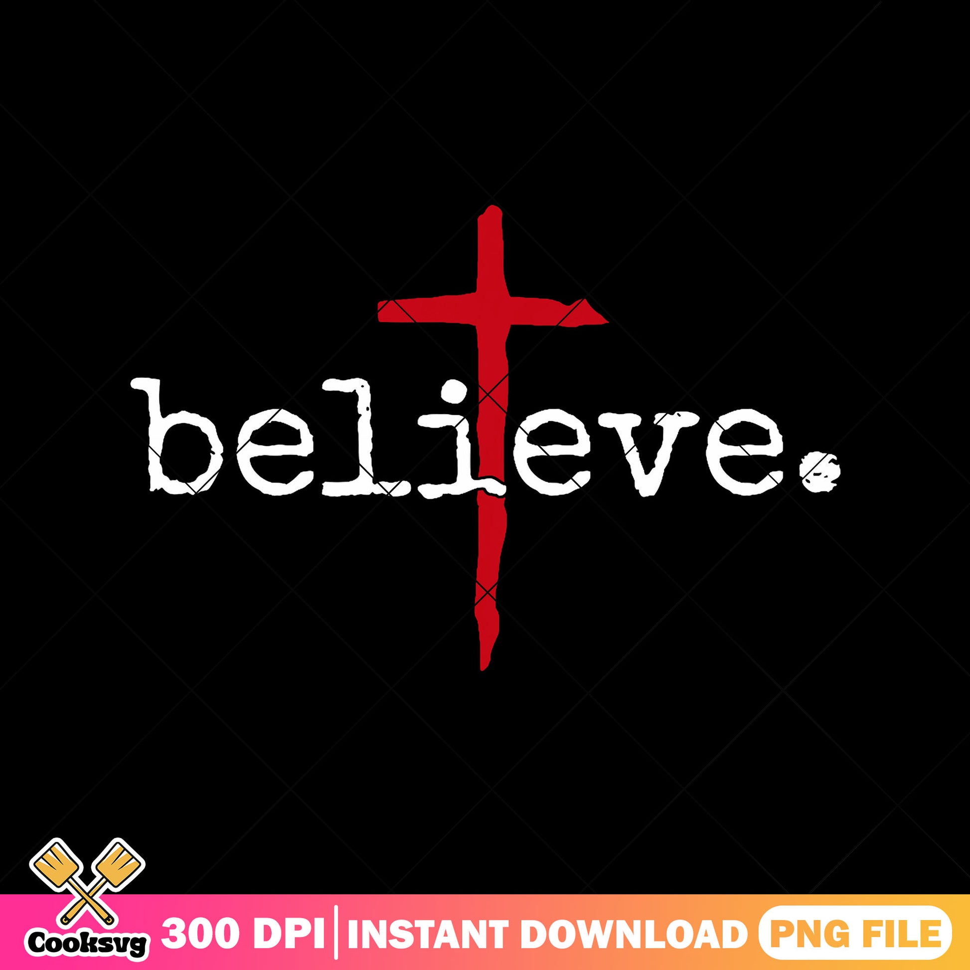 Believe in god png design, believe in one god png, love god png