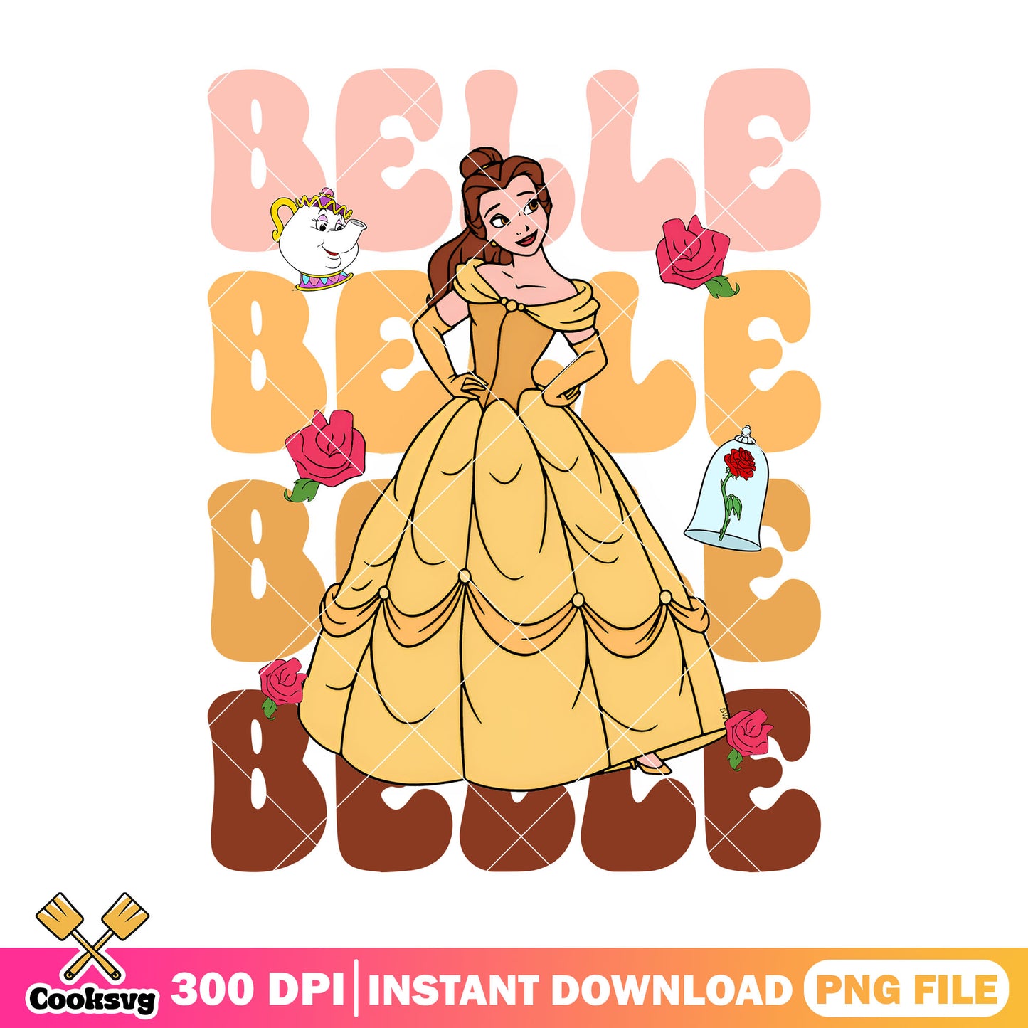 Belle princess disney vibes png, Princess disney png, Belle disney​ png