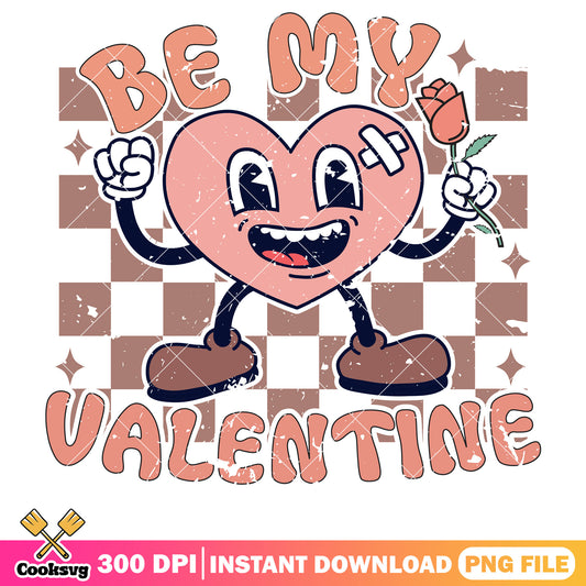 Be my love pink valentine png, be my valentine png, heart valentine png