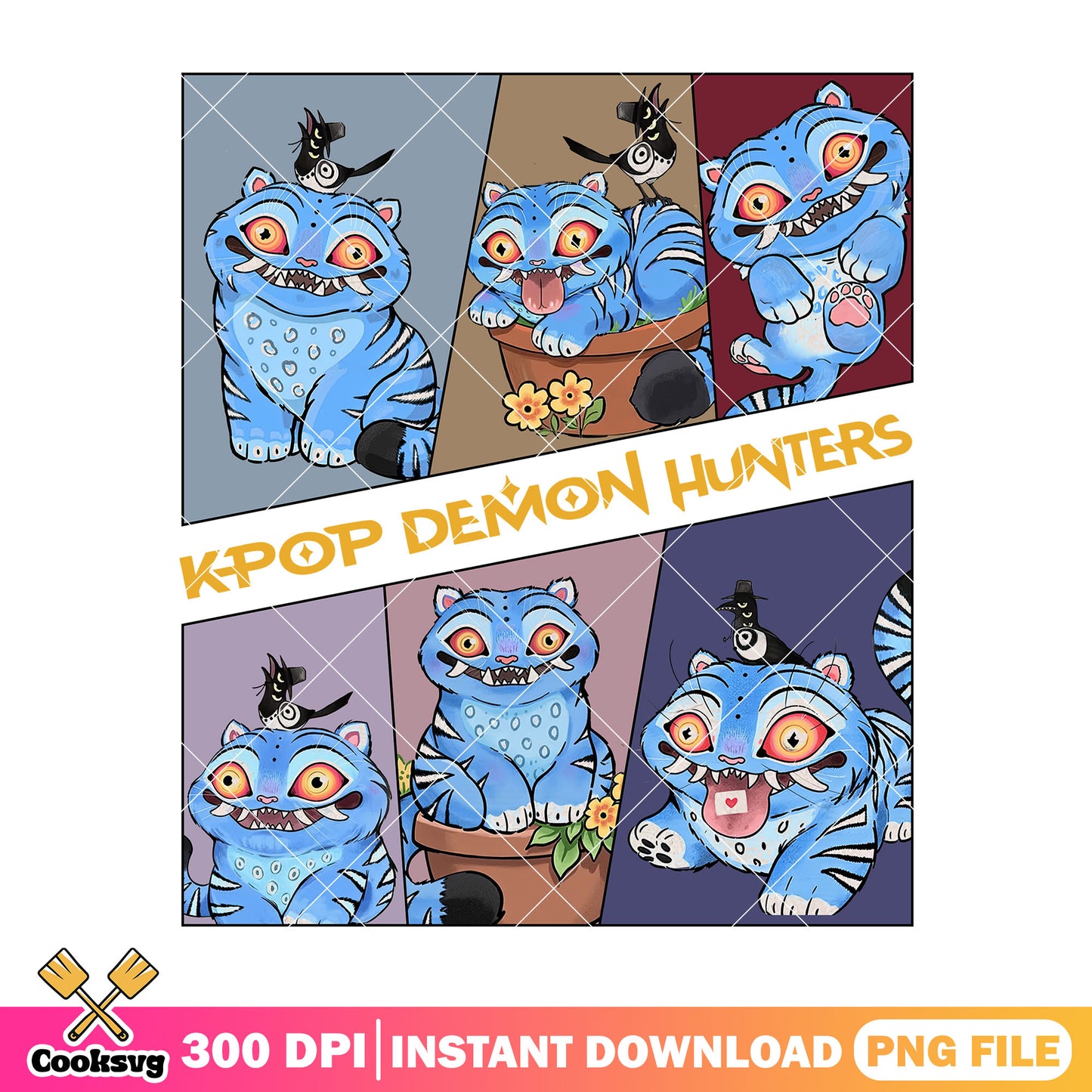 Big cat goofy derpy png, derpy and sussy png, kpop hunters png