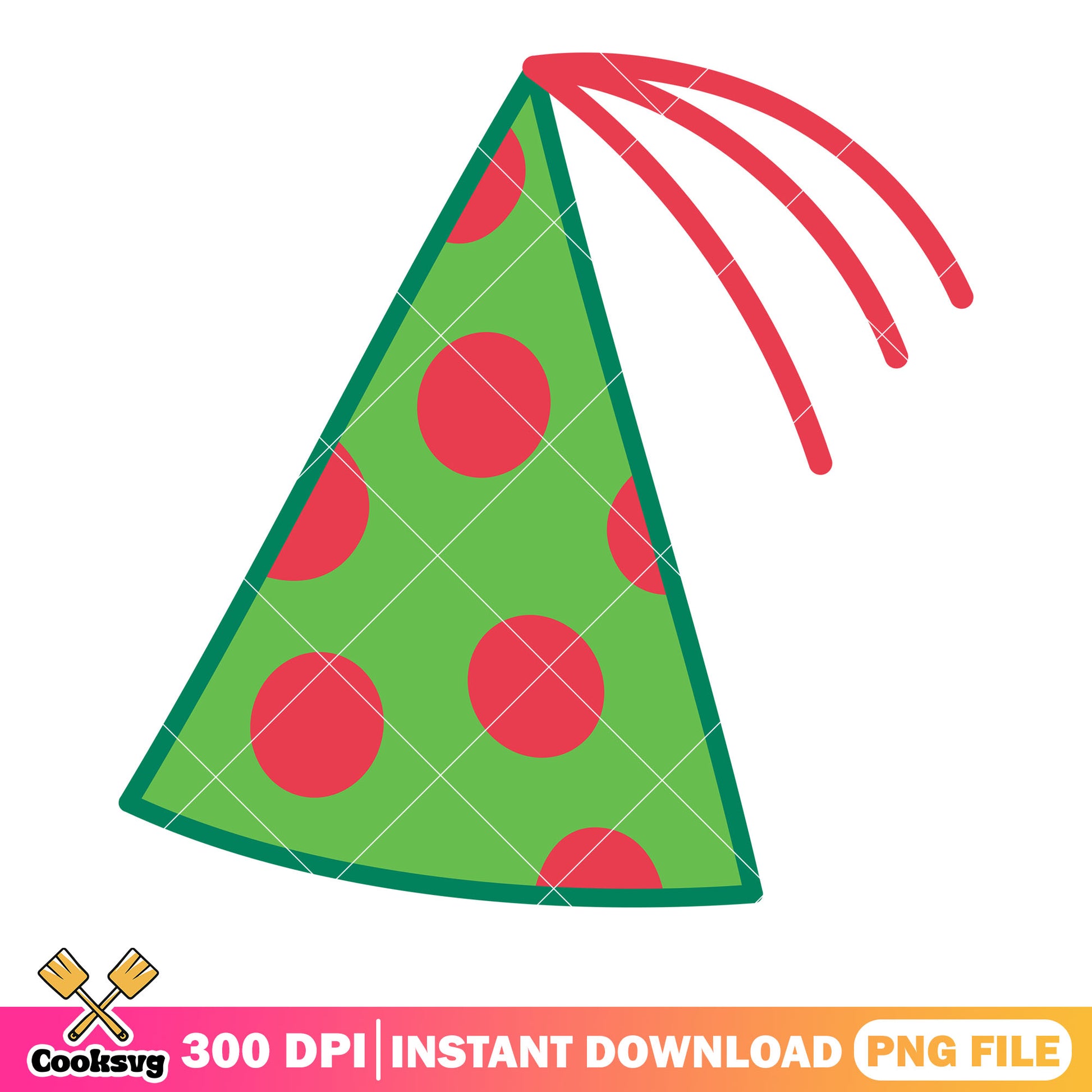 Birthday hat red spot png, peppa pig show png, cartoon for kids png