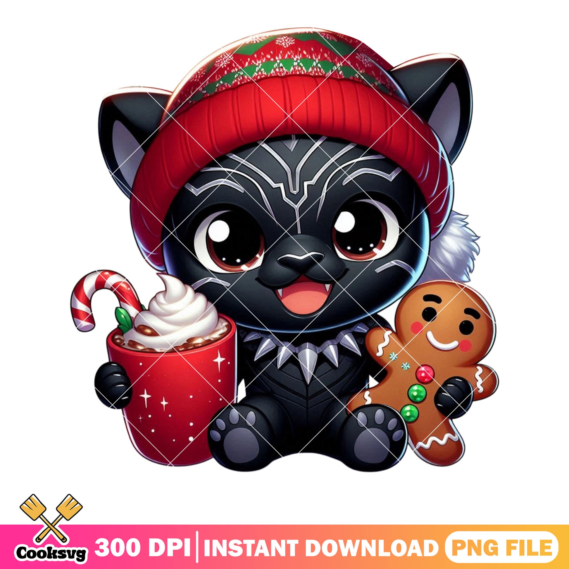 Black panther card​ png, black panther inflatable​ png, festival png
