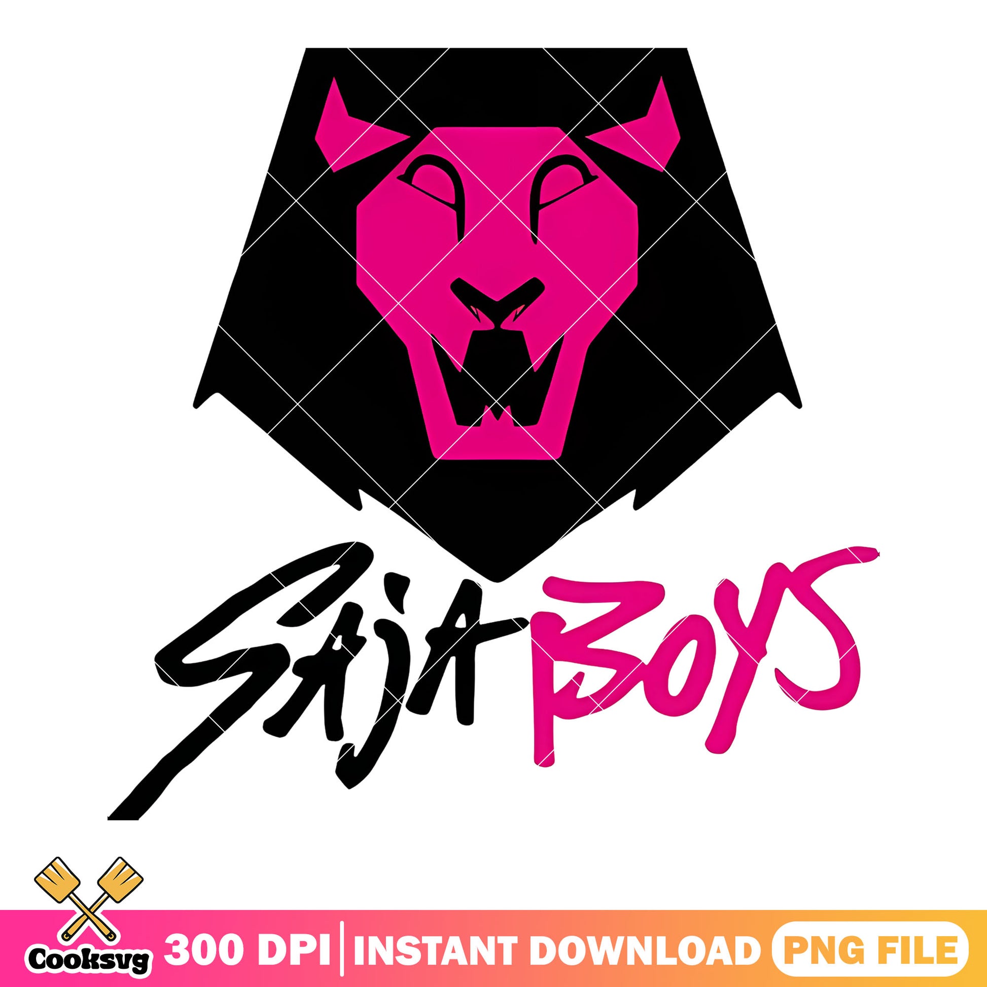 Black pink with logo kpop png, logo saja black png, pink black png