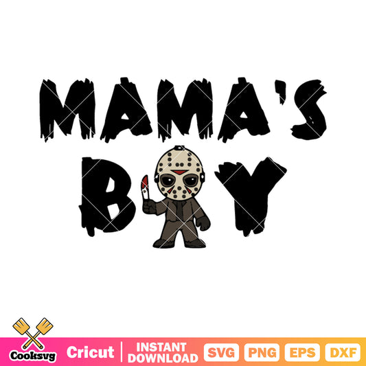 Bloody knife Boys mama svg, jason voorheez svg, hockey mask svg