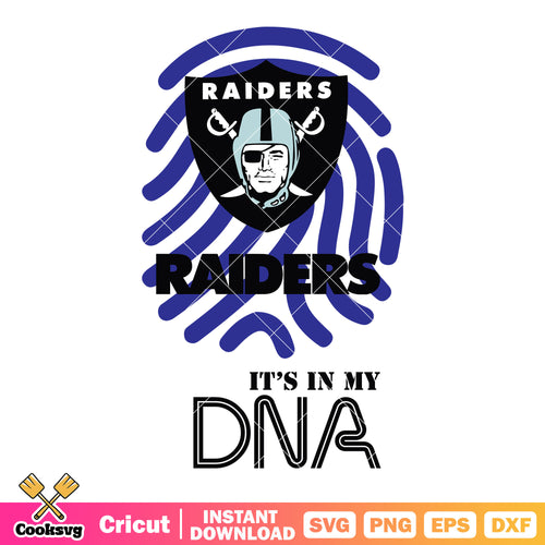 Blue fingerprint raiders svg, los angeles raiders svg, nfc svg