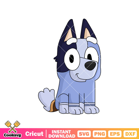 Bluey friends Socks dog svg