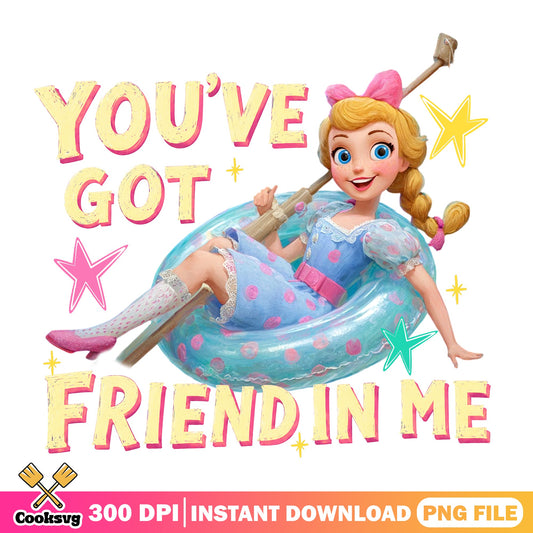 Bo Peep Toy Story PNG, You've Got A Friend In Me, Disney PNG