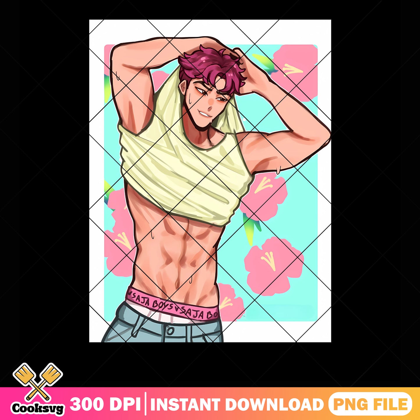 Bodybuilder abby saja boys png, kpop demon hunters png, saja boys png