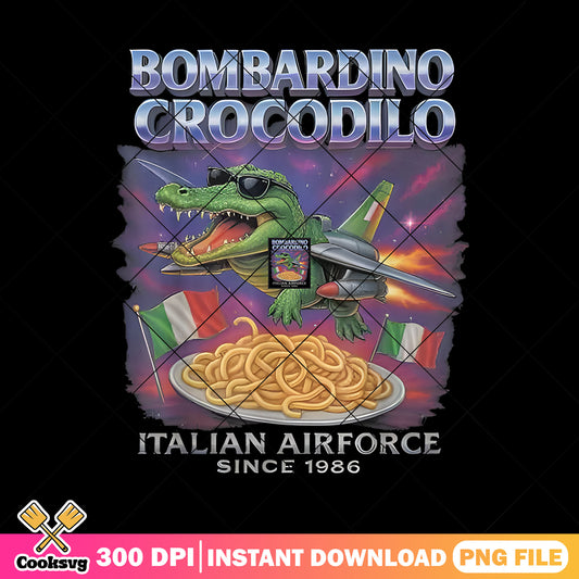 Bombardino crocodilo italian airforce png, meme italy​ png, Italian Brainrot png