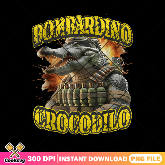 Bombardino crocodilo meme funny png, italian brainrot png