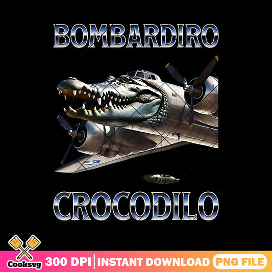 Bombardiro crocodilo file png, meme italy​ png, tiktok meme png